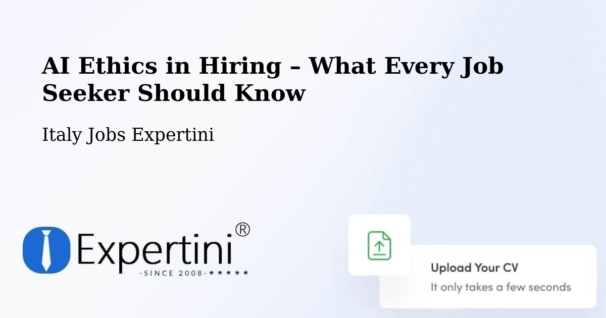AI Ethics in Recruitment & Hiring – Rorà - Rorà, Italy Jobs Expertini