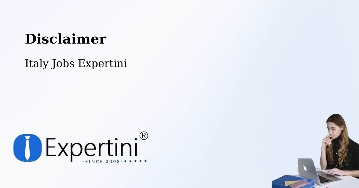 Disclaimer – Rorà - Italy Jobs Expertini